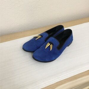 Giuseppe Zanotti Blue Kevin loafers size 40
